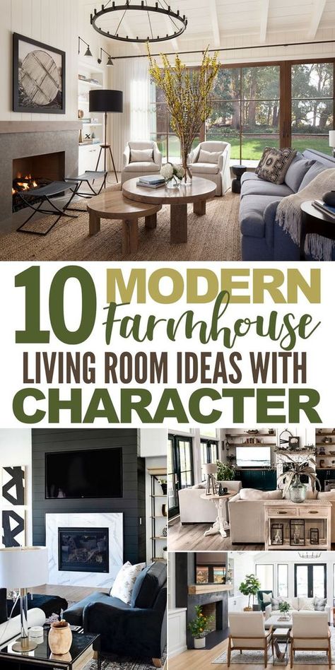 Modem Farmhouse Living Room, Modern Farmhouse Living Room Decor Ideas Chic, Modern Farmhouse Livingroom Furniture, Modern Farmhouse Living Room Inspiration Open Floor, Farmhouse Modern Living Room Ideas, Modern Farmhouse Home Decor Ideas, Living Room Furniture Modern Farmhouse, Modern Decor Living Room Ideas, How To Decorate House Farm Style