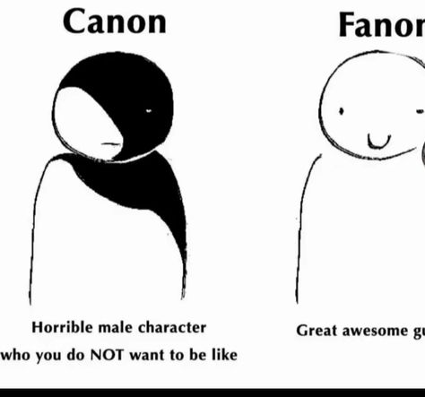 Calm X Chaotic Dynamic, Canon Vs Fanon Template, Canon Vs Fanon, Chaotic Evil, Broken Humor, Unorganized Idea, Oc Stuff, Digital Circuit, Old Memes