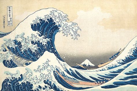 The Great Wave Off Kanagawa by Hokusai No Wave, Mont Fuji, Most Famous Paintings, Francisco Goya, Caspar David Friedrich, The Great Wave, The Great, Katsushika Hokusai, Great Wave Off Kanagawa