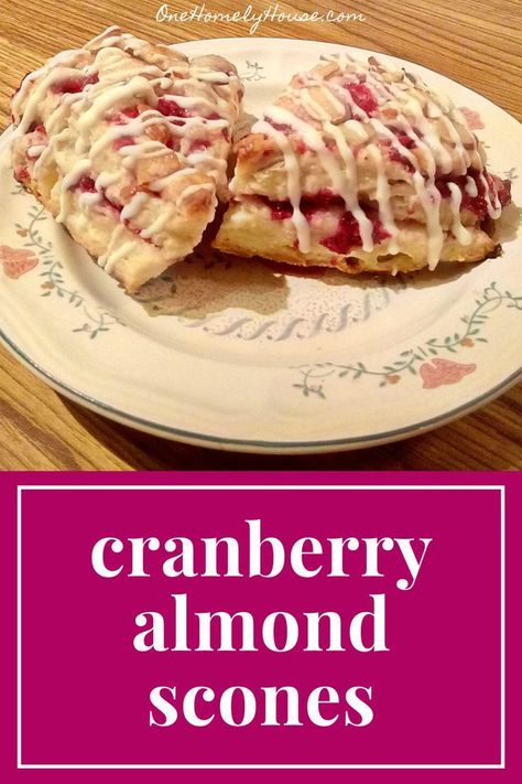 Cherry Almond Scones, Country Desserts, Almond Scones, Homely House, Easy Supper Recipes, Almond Glaze, Cranberry Scones, Cranberry Cream Cheese, Traditional Cooking