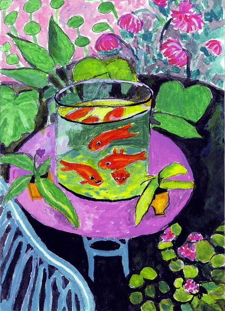 Matisse Goldfish, Goldfish Art, Matisse Paintings, Abstract Art Poster, Fine Artwork, Fauvism, Matisse Art, Fish Painting, Caravaggio