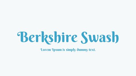 Berkshire Swash Font : Download Free for Desktop & Webfont Font Download Free, Happy Birthday Font, Geometric Font, Face Kit, Beautiful Websites, Open Fonts, Branding Mood Board, Font Face, Font Names