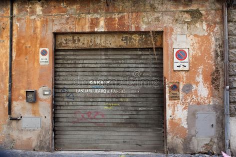 Old Garage. Old Grey Garage Door at a old house , #ad, #Grey, #Garage, #house, #Door #ad Grey Garage Door, Old Garage Door, Grey Garage Doors, Grey Garage, House Image, Derelict Buildings, Building Aesthetic, Old Garage, House Door