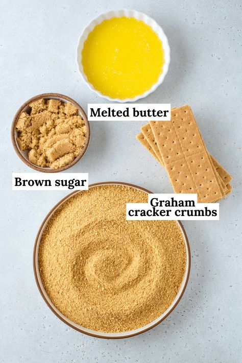 How To Make Pie Crust With Graham Crackers, Homemade Gramcracker Pie Crust, Gramcracker Pie Crust, Perfect Graham Cracker Crust, How To Make Gramcracker Crust, Gram Cracker Pie Crust Recipe, Home Made Graham Cracker Crust, Homemade Graham Cracker Crust Easy, Recipe For Graham Cracker Crust