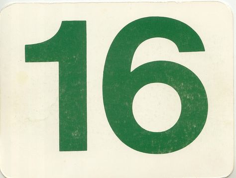 calendrier  16 by pilllpat (agence eureka), via Flickr Lucky 13, Number 13, Pinterest Logo, Green Aesthetic, Wall Collage, Alphabet, Tech Company Logos, ? Logo, Green