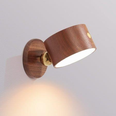 Wood wall lamps