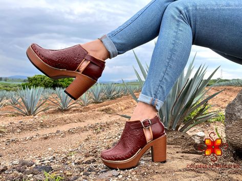 Mexican Shoes, Mexican Boho, Handmade Boots, Handmade Boot, Boho Sandals, Boots Platform, Boots Womens, Beautiful Boots, Platform Heel