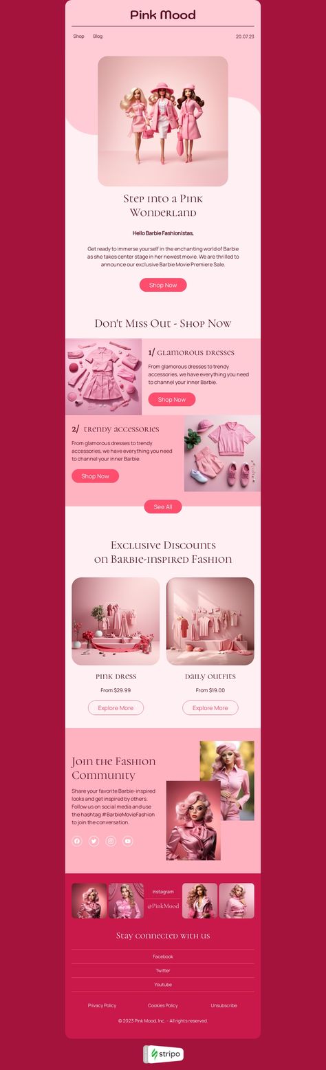 Aesthetic Email Template, Product Emailer Design, Email Campaign Design Layout Ideas, Valentines Email Design, Email Marketing Design Fashion, Emailer Design Layout, Email Template Design Inspiration, Product Email Design, Email Design Layout