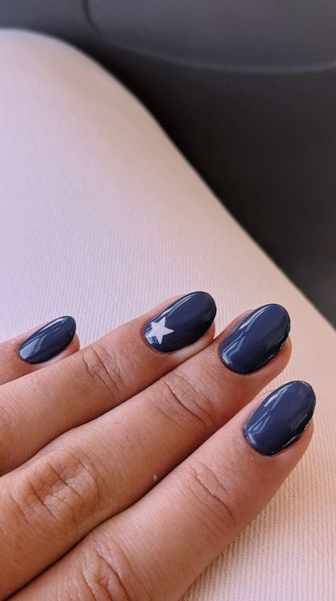 Basic Nail Ideas, Basic Nail, Navy Nails, January Nails, Fungal Nail, Sleep Eye, Simple Gel Nails, Summery Nails, Basic Nails