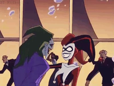 Joker Gif, Batman Gif, The Batman 2004, Comic Women, Bat Joker, Batman Cartoon, Harley Quinn Drawing, Harley Quinn Artwork, Harley Quinn Comic