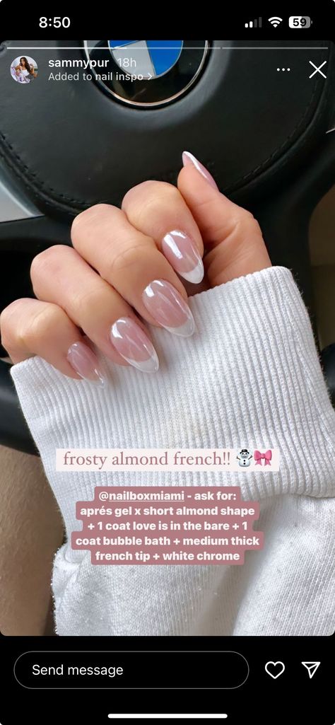 Bubblegum French Nails, Bubblebath Nails French, French Tip Bubble Bath, Bubble Gum Pink French Tip Nails, Bubble Bath French Tip Nails, Pink French Nails, Sparkly Top, Nail Colours, Tip Nails