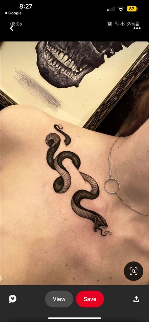 Coller Bone Tattoos Snake, Snake Collar Tattoo, Snake Collarbone Tattoos, Snake Collar Bone Tattoo Women, Snake Clavicle Tattoo, Snake Tattoo Collar Bone, Collar Bone Snake Tattoo, Snake On Collar Bone Tattoo, Snake Collarbone Tattoo