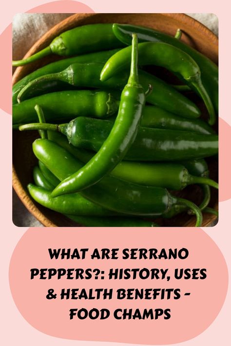 Serrano Pepper Recipes, Pepper Benefits, Serrano Peppers, Specialty Food Store, Hot Sauce Recipes, Serrano Pepper, Specialty Foods, Peppers Recipes, Sauce Recipes