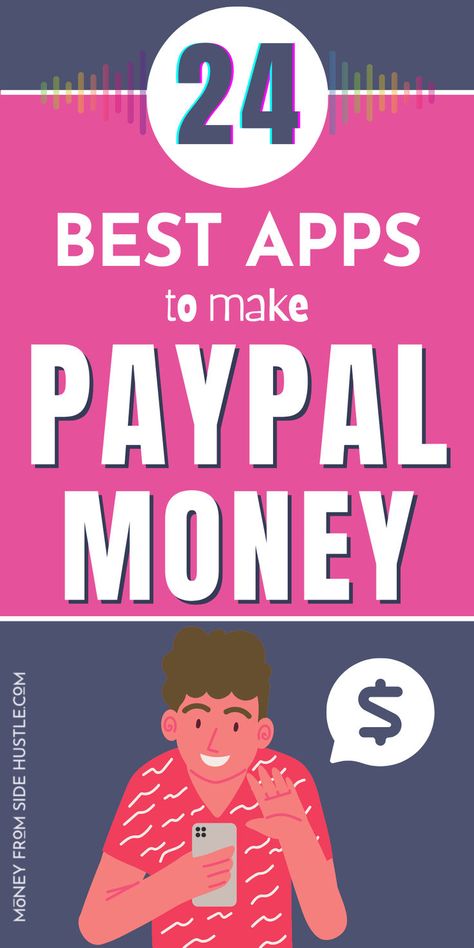 apps that pay to paypal Earn Money App, Apps To Make Money, Best Free Apps, Best Money Making Apps, Earn Money Online Free, Online Jobs For Teens, Earn Extra Money Online, Apps That Pay You, Online Surveys That Pay