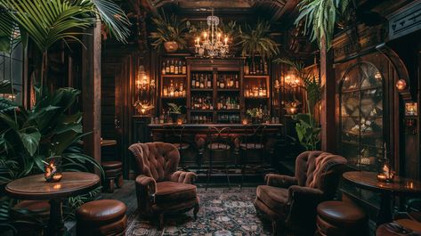 15 Best Jazz Age Speakeasy Room Designs - Marry Design Speakeasy Jazz Bar, Music Lounge Room, Speakeasy Lounge Design, Speakeasy Room Ideas Bohemian, Christmas Speakeasy, Speakeasy Bar Design, Speakeasy Room Ideas, 1920s Speakeasy Aesthetic, Speakeasy Room