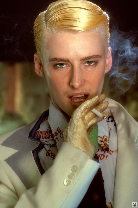 Carlisle, Hair, Liquid Sky, A Man, Blonde, Film, Green, White