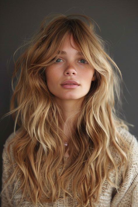 59+ Gorgeous Honey Blonde Hair Ideas Air Space Haircut, 70s Blonde, Honey Blonde Hair Ideas, Blonde Hair Ideas, Autumn Hair, Summer Blonde, 2024 Year, Honey Blonde Hair, Strawberry Blonde Hair