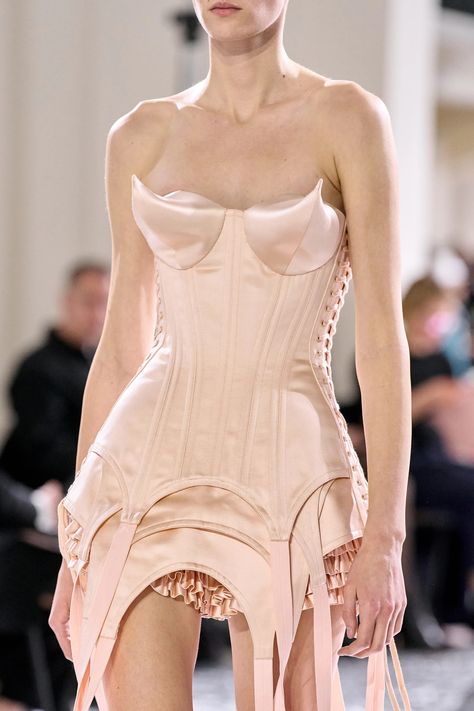 Jean Paul Gaultier Spring 2024 Couture Collection | Vogue Jean Paul Gaultier Corset Dress, Couture Corset Dress, Jean Paul Gaultier 2024, Vogue Runway 2024, Simone Rocha Aesthetic, Madonna Iconic Looks, Jean Paul Gaultier Corset, Corset Aesthetic, Designer Fits