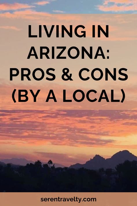 I moved to Arizona for the same reasons many people do: a lower cost of living and no more scraping snow and ice off my car. Of course, many people move to Arizona to retire. In fact, Arizona ranks #4 for relocating retirees. More than 234,000 Americans moved here to retire in 2022. Is this state for you? After you read the pros and cons of living in Arizona, you can make that decision for yourself. Living In Arizona Tips, Moving To Arizona Tips, Greer Arizona, Moving To Arizona, Arizona Day Trips, Carefree Arizona, Usa Living, Cheapest Places To Live, Travel Arizona