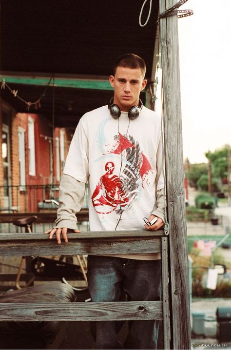 Picture of Young Channing Tatum wearing Headphones jeans and layerd tops Male Aesthetics Young Channing Tatum, Channing Tatum Magic Mike, Step Up Movies, Chaning Tatum, Coach Carter, Magic Mike Xxl, She's The Man, Magic Mike, Movie Moments