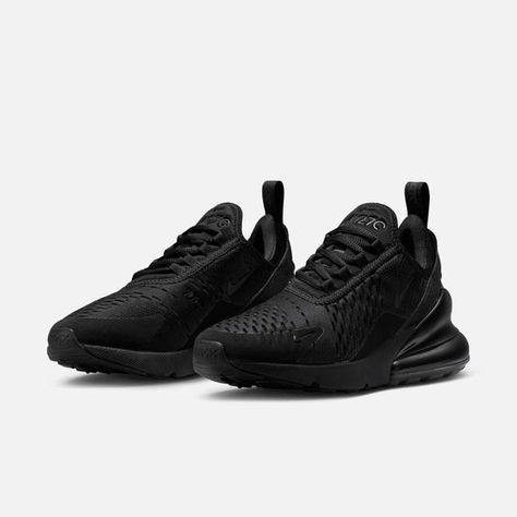 It came with box and tag! They fit perfectly Nike 270, Black Nike Sneakers, 270 Nike, Air Max 720, Tenis Nike, Nike Air Max 270, Air Max 270, Best Black, Black Nike