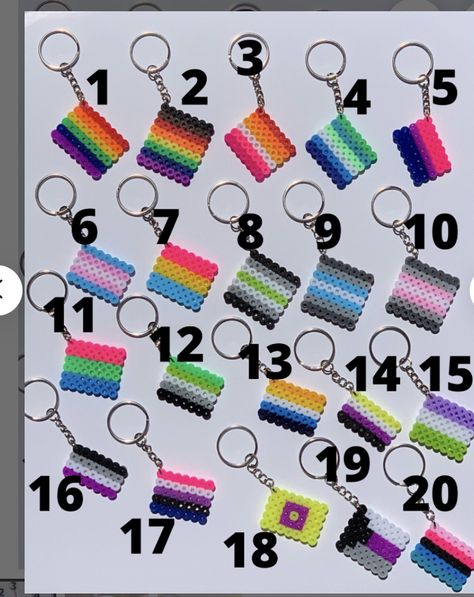 Pride Perler Bead Patterns, Pride Kandi, Diy Kandi Bracelets, Pride Stuff, Hamma Beads Ideas, Pride Jewellery, Diy Perler Bead Crafts, Perler Bead Templates, Beads Designs