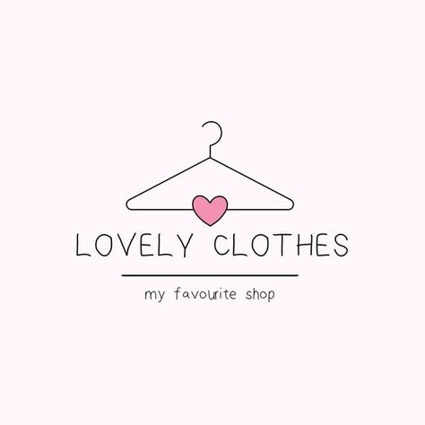 Meet your Posher, Clay Shopping Logo Ideas, My Closet Logo, Logo For Clothing Business, Clothes Shop Logo, Online Business Logo Design, Clothing Line Logos, Online Shop Logo, Clothes Logo, Closet Logo