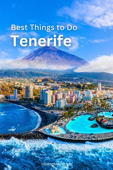 Explore the wonders of Tenerife! 🏝️🌞 There are so many incredible things to do in Tenerife, from lounging on pristine beaches to hiking in volcanic landscapes. 🌋🌴 Ready to kickstart your Canary Islands adventure? Click the link to discover our blog for the complete list of the best things to do on this enchanting island! 👉🔗 #TenerifeAdventures #ThingsToDoInTenerife #ExploreCanaryIslands Canary Islands Tenerife, Tenerife Canary Islands, Canary Islands Spain, Honeymoon Destination Ideas, Spain Travel Guide, Island Destinations, Desert Island, Unusual Things, Island Tour