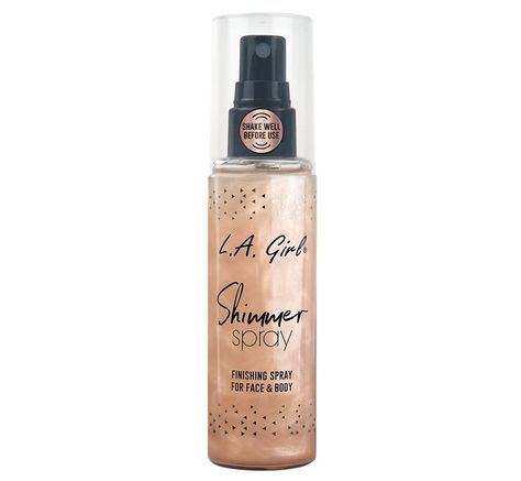 LA Girl Rose Gold Shimmer Face & Body Spray – Glam Raider