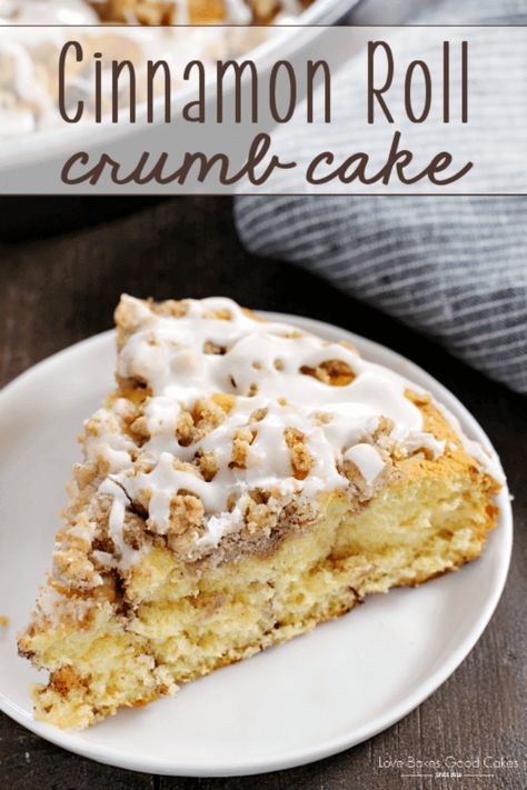 Cinnamon Roll Crumb Cake