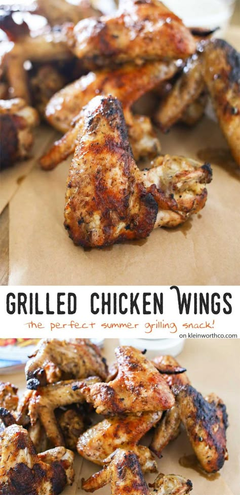 Simple Grilled Chicken, Grilled Chicken Wings Recipe, Grilled Chicken Recipes Easy, Grilled Chicken Recipe, Grilled Wings, Grilled Chicken Wings, The Best Burger, Easy Grilled Chicken, Diner Recept