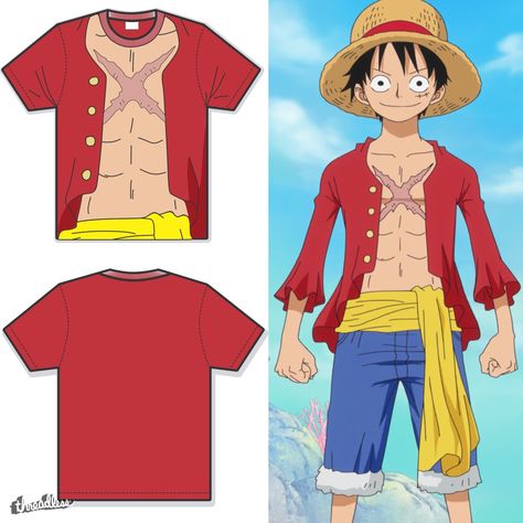 Luffy Outfit on Threadless Luffy Clothes, Luffy Outfits, Free Gift Cards Online, Imagine If, Anime Collection, Monkey D Luffy, Free Gift Cards, Diy Costumes, The Clothes