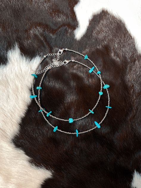 Western Jewelry Necklace Turquoise, Teal Jewelry Western, Western Bead Bracelet, Diy Turquoise Jewelry, Beaded Western Jewelry, Western Diy Jewelry, Western Jewelry Diy, Turquoise Jewelry Diy, Diy Western Jewelry