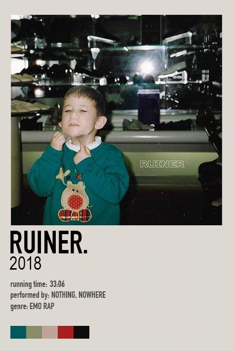 Ruiner - nothing, nowhere (2018) Minimalistic Album Covers, Nothing Nowhere, Album Polaroid Poster, Japanese Wallpaper Iphone, Album Posters, Polaroid Poster, Leg Sleeves, Album Covers, Rap