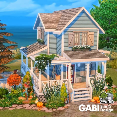 Sims Brindleton Bay House, Sims 4 Cottage Base Game, Ts4 Brindleton Bay House, Brindleton Bay Sims 4 Houses, Vacation House Sims 4, Brindelton Bay Sims 4, Sims Mini House, Sims 4 Cats And Dogs House, Brindelton Bay House Sims