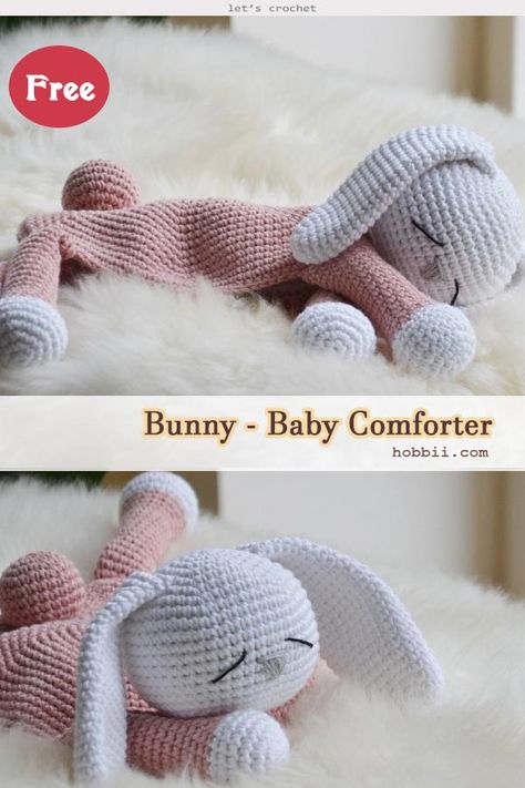 Bunny Baby Comforter Lovey Crochet Free Pattern Rabbit Lovey Crochet Pattern, Crochet Fluffy Animals Free Patterns, Amigurumi Lovey Free Pattern, Crochet Snugglers Free Pattern, Bunny Lovey Crochet Pattern Free, How To Crochet A Bunny, Free Crochet Lovey Pattern, Crochet Baby Lovey Free Pattern, Crochet Snuggler Free Patterns