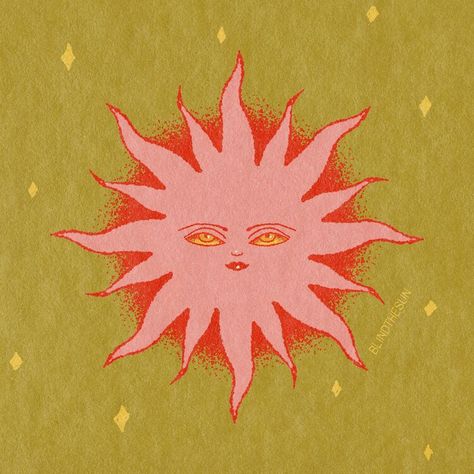 Sun Drawing, Sun Aesthetic, Hippie Aesthetic, Sun Illustration, Berry Jam, Japon Illustration, Drawing Prompt, Beauty Inspo, Sun Art