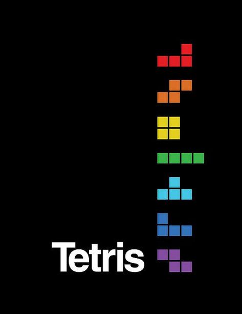 Tetris Illustration, Tetris Wall, Pixel Art Logo, Tetris Design, 808 State, Tetris Game, 8 Bits, Rule Of Thirds, Retro Arcade