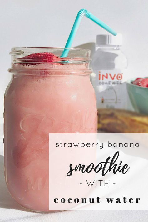 Smoothie With Coconut Water, Smoothie With Coconut, Coconut Water Recipes, Coconut Water Smoothie, Apricot Smoothie, Blackberry Smoothie, Recipe Strawberry, Smoothie Detox, Smoothie Makers