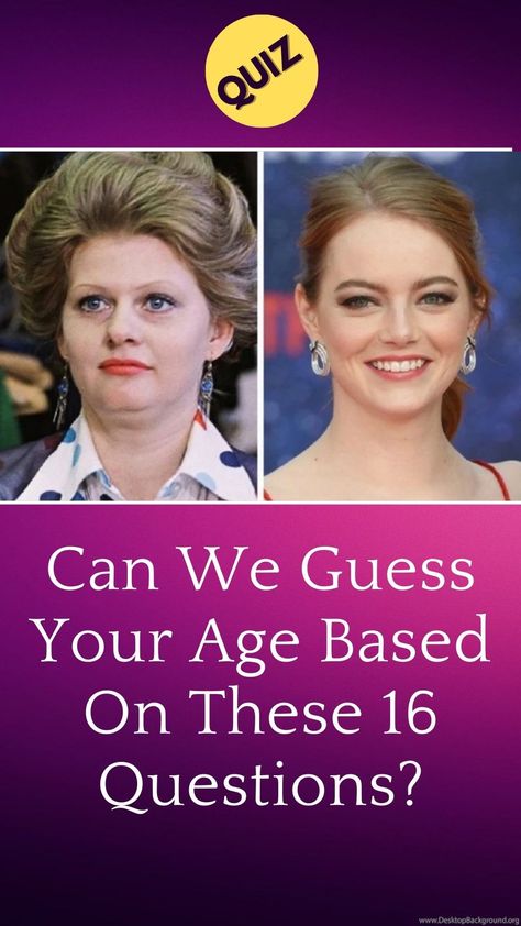 This Quiz Can Guess Your Age Based On These 16 Questions? Mental Age Quiz, Guess Your Age Quiz, Mental Age Test, Psychology Quizzes, Mental Age, Quizzes Funny, Fun Quiz Questions, Interesting Quizzes, Fun Quizzes To Take