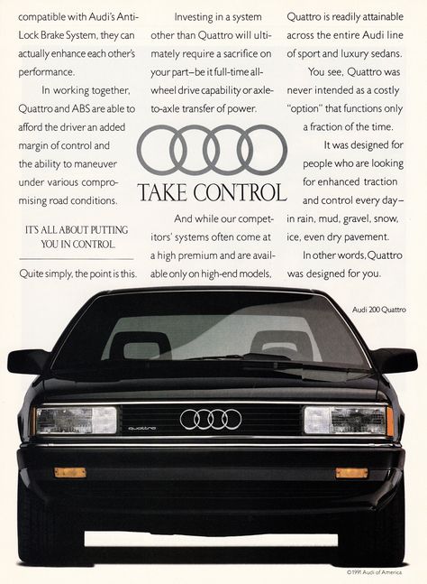 1991 Audi 200 Quattro. Audi 200, Audi 100, Vw Cars, Luxury Sedan, Audi Cars, Car Stuff, Audi Quattro, Dream Cars, Phone Wallpaper