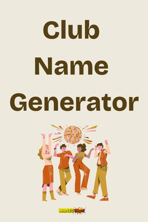 club name generator Album Name Ideas Facebook, Book Club Names Clever, Rapper Names Ideas, Only Fan Name Ideas, Book Club Name Ideas, Stage Name Generator, Group Names Ideas Creative, Cool Name Generator, Gamertag Name Ideas