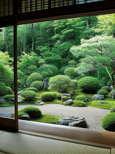 Zen Garden Ideas, Japanese Gardens Design Ideas, Japanese Inspired Garden, Garden Pathways, Japanese Garden Landscape, Backyard Garden Diy, Zen Garden Design, Japanese Zen Garden, Japanese Room