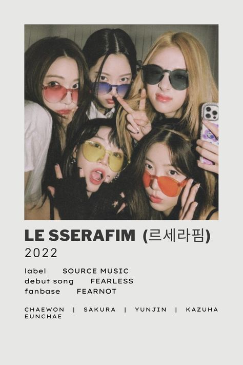 Le sserafim minimalist poster Sakura Yunjin Kazuha, Sakura Yunjin, Lesserafim Sakura, Film Posters Minimalist, Kpop Posters, Film Posters, Kdrama Actors, Minimalist Poster, Music Poster