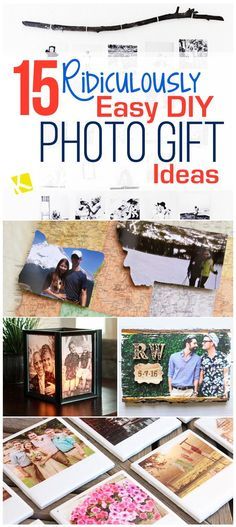 Diy Photo Gift Ideas, Picture Gifts Diy, Diy Photo Projects, Photo Christmas Gifts, Family Photo Gifts, Photo Album Gift, Photo Gifts Diy, Personalised Gifts Diy, Unique Photo Gifts