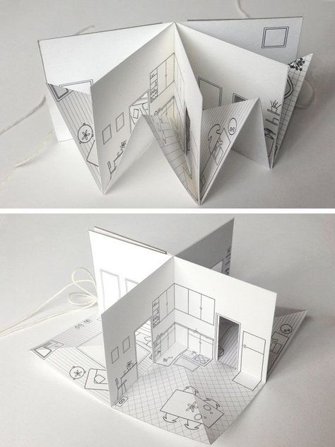 25 Paper House Projects For Kids To Do Concertina Book, Paper House, Papercraft Templates, Origami Crafts Diy, 3d Paper Crafts, Origami Flowers, Pop Up Book, Activity Ideas, Paper Crafts For Kids