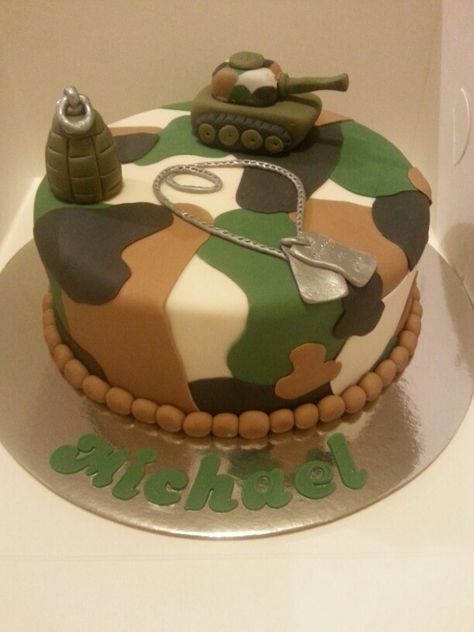 Army Men Cake, Army Cakes For Boys, Army Birthday Cake For Boys, Soldier Cake, Military Cakes For Boys, Army Birthday Cakes, Army Theme, Army Cake, Military Cake