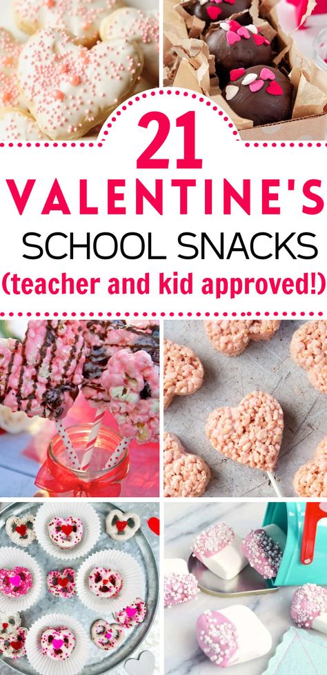 Valentines Day Treats For Toddlers, Homemade Valentines Treats For Kids, Dairy Free Valentine Treats For Kids, Valentines Class Party Treats, Valentine’s Day Classroom Treats, Healthy Valentines Treats For Kids School, Valentine Day Snacks For School Parties, Valentines Healthy Snacks For School, Valentines School Party Snacks