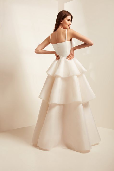 Kate Halfpenny Exclusively for Harrods — Halfpenny London Wedding dresses and separates in London Halfpenny London, Tiered Tulle Skirt, Bridal Designers, London Wedding, Silk Organza, Bridal Designs, Bridal Collection, Bridal Wear, Harrods