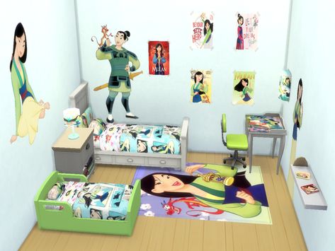 The Sims Resource - Mulan bedroom Mulan Bedroom, Toddler Bedroom Sets, Fairy Tales For Kids, Fancy Nancy, Toddler Bedrooms, Teenage Bedroom, Sims Community, Awesome Bedrooms, Bedroom Collection